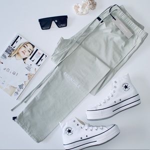 FEAR OF GOD ESSENTIALS SSENSE Exclusive Nylon Track Pants ‘Concrete’